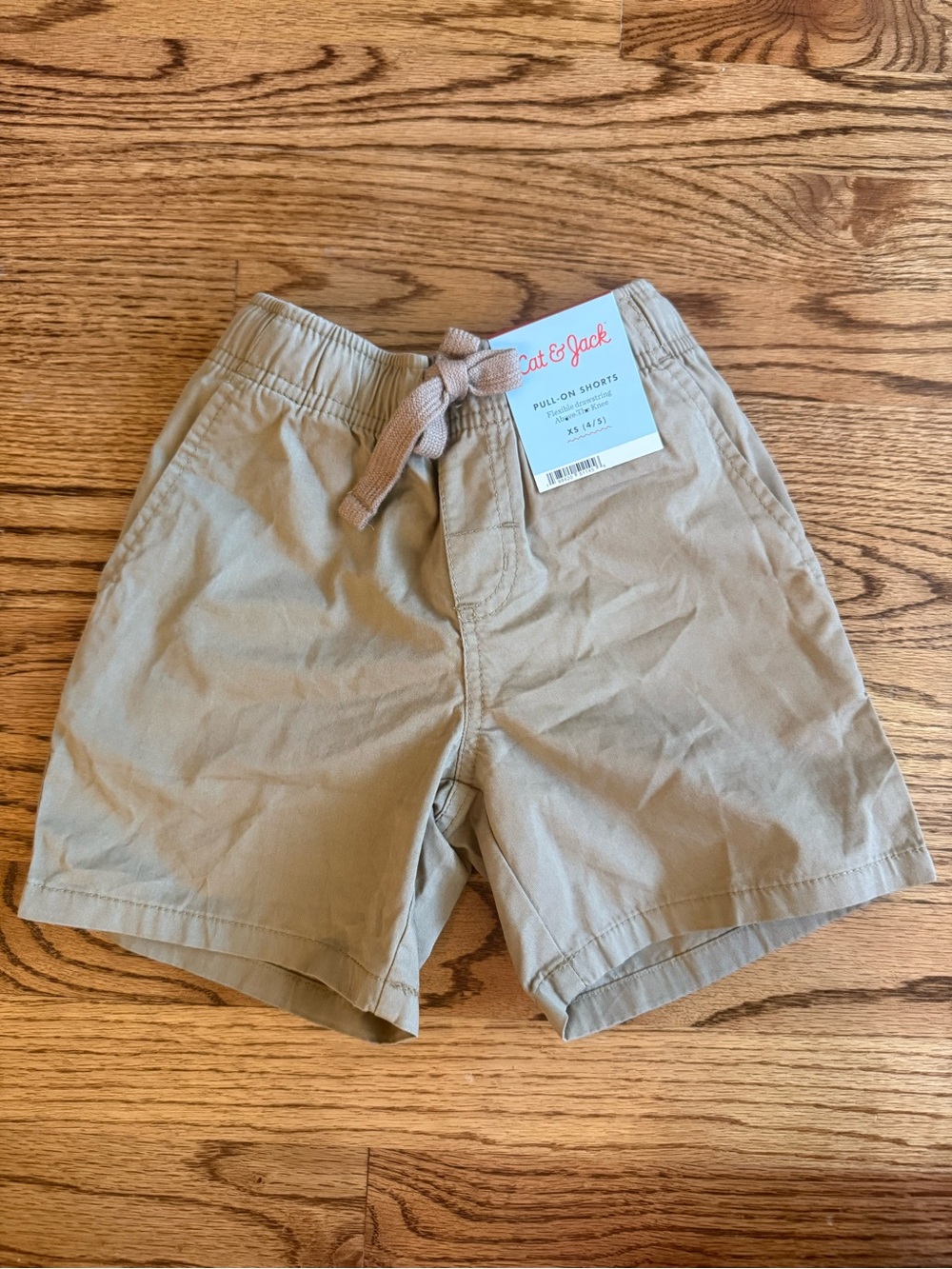 Cat & Jack Tan Pull-On Boys Shorts / NWT / Size 4/5